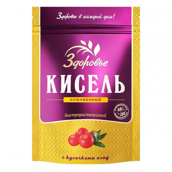 Kissel "Zdorovje" Moosbeere, Instant Pulver, 150 g