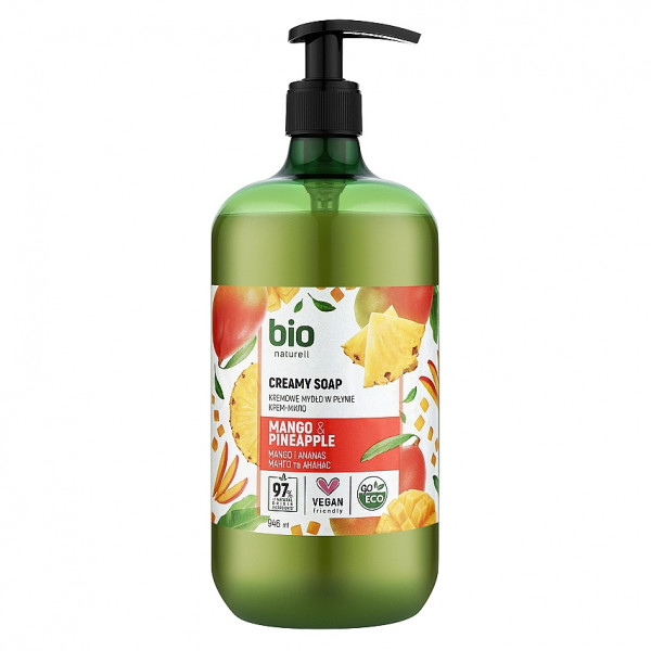 "Bio Naturell" Flüssigseife-creme "Mango Ananas", 946 ml