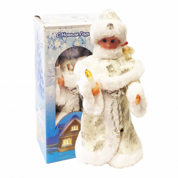 Spielzeuge "Snegurochka", weiß, 30 cm
