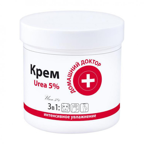 "Domaschnij Doktor" Creme 3 in 1, "Urea 5%", 250 ml