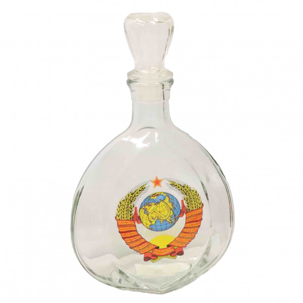Karaffe, Runden, "Wappen von USSR", 500 ml