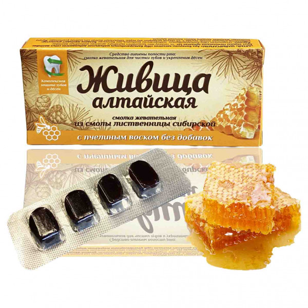 Kaugummi "Zhiwitsa", mit Bienenwachs ohne Zusatz