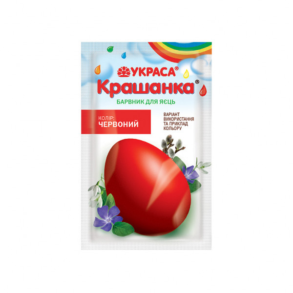 Farbe für Ostereier "Kraschanka", Rot, 5g