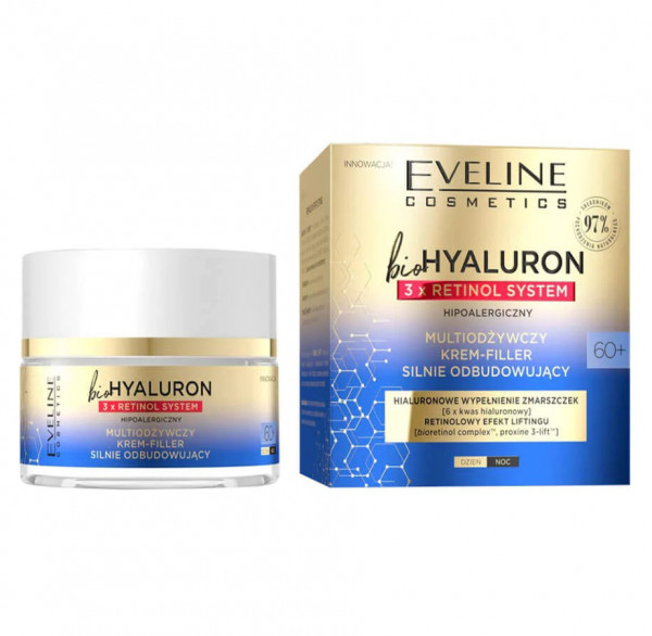 Eveline - Gesichtscreme "bioHyaluron 3xRetinol System", 60+
