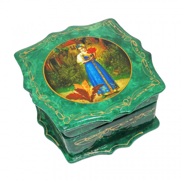 Souvenir Schatulle "Babochki I", Russische märchen, 12x12x5 cm