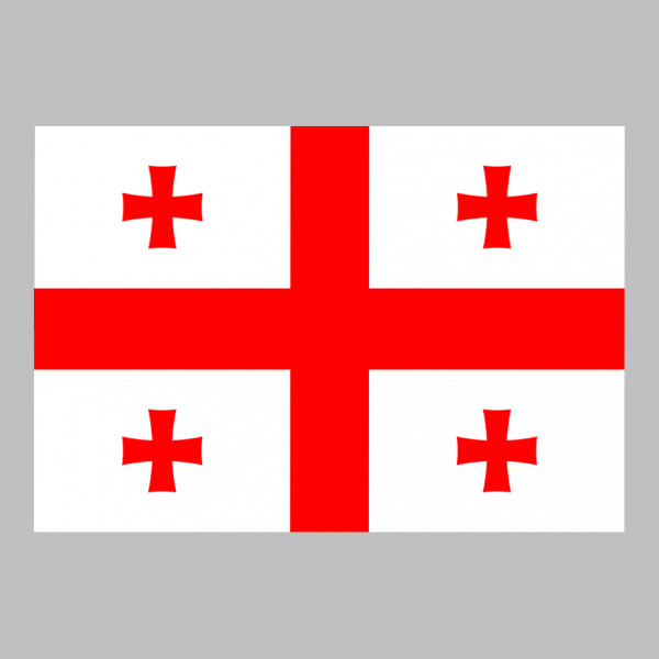 Flagge Georgia, 90 x 145 cm
