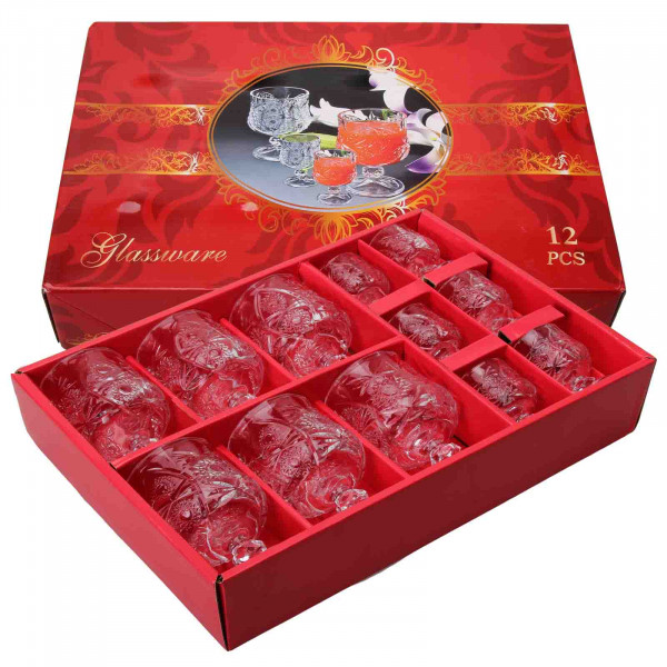 Set aus 6 Gläsern und 6 Wodkagläser (255)
