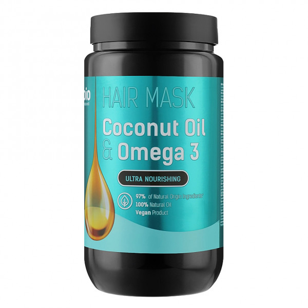 Bio Naturell - Haarmaske, "Coconut Oil & Omega 3", 946 ml