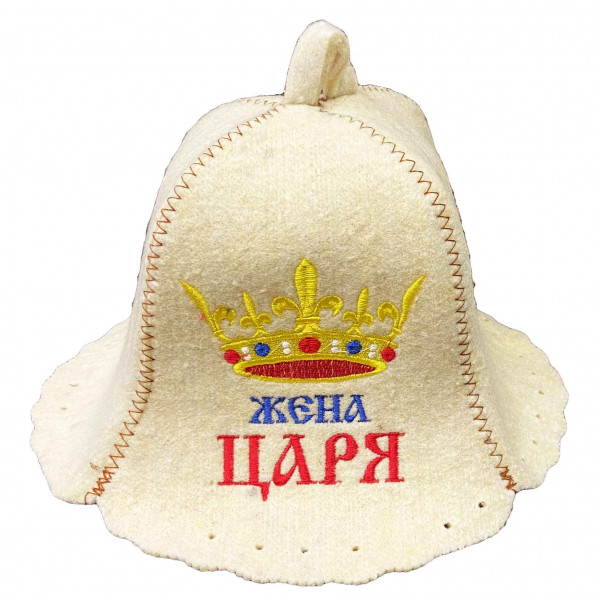 Filzhut für Sauna, "Жена царя"