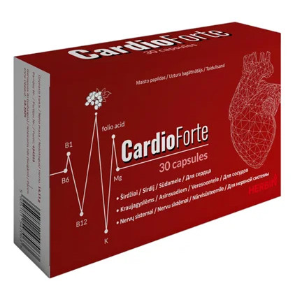 "Herbin" Cardio Forte, 30 Kapseln