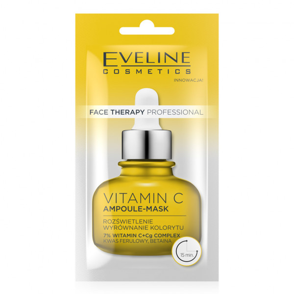 Eveline - "Ampullen-Maske Vitamin C", Aufhellung, 8 ml