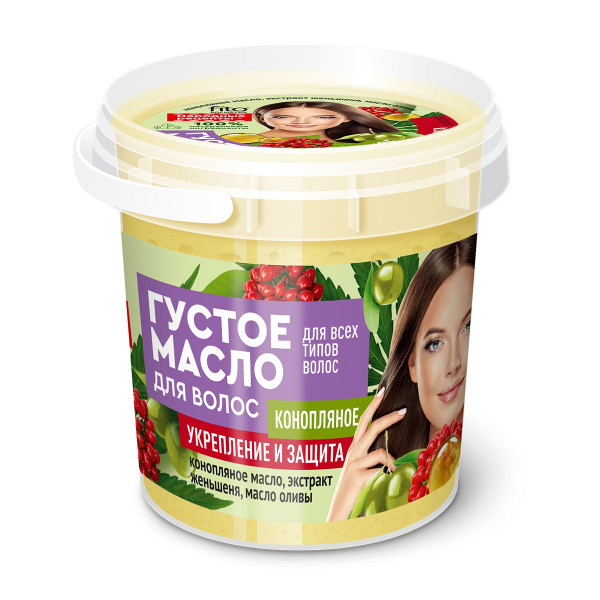 "Fito Cosmetic", Haar Öl "NR Organic", mit Hanföl, 155 ml