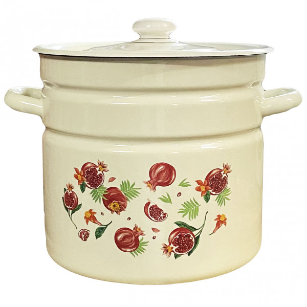 Topf, emailliert "Granatapfel", 12,0 L