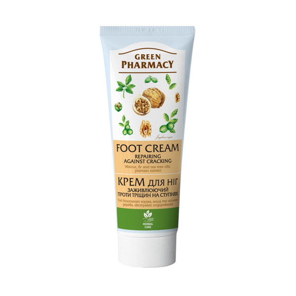 "Green Pharmacy" Fußcreme "Walnuss", 75 ml