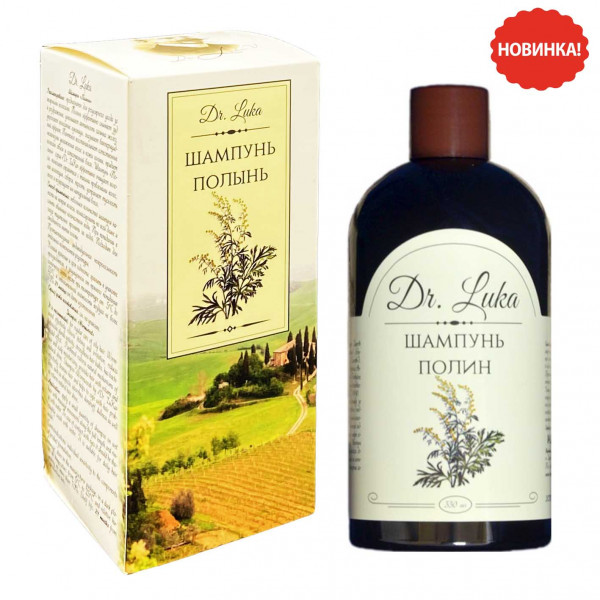 Shampoo "Dr. Luka", "Wermut" Für fettiges Haar, 330 ml