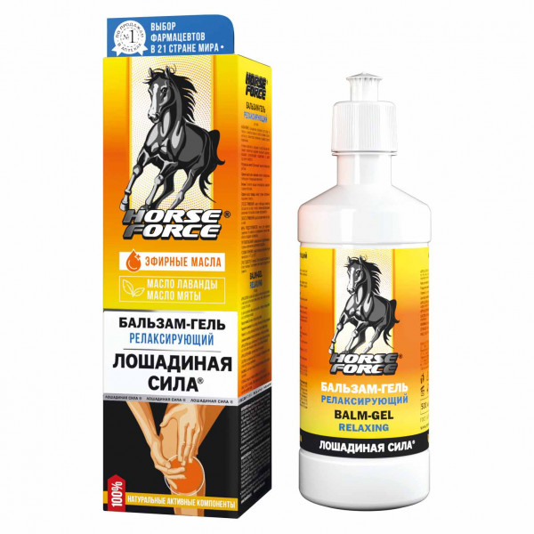 Horse Force - Balsam-Gel für Körper, 500 ml