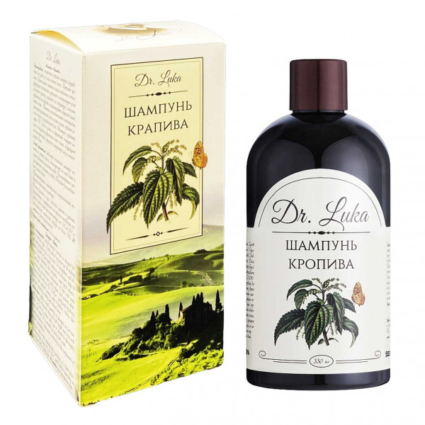 Shampoo "Dr. Luka", "Brennnessel" für alle Haartypen, 330 ml