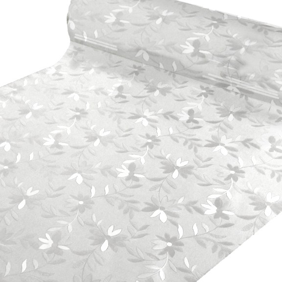 Tischdecke PVC "Embossed", 90cm/10m (E11) (Blumen)