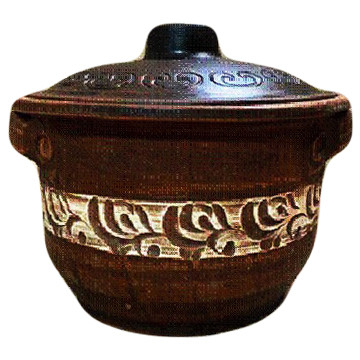 Keramiktopf, Roter Ton, matt, 3 L (43426)