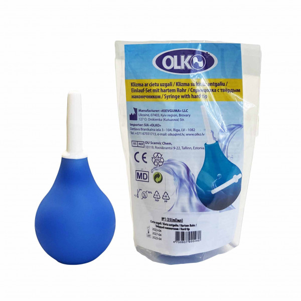 Birnspritze, Einlauf-Set mit harten Rohr, N1 (35 ml)
