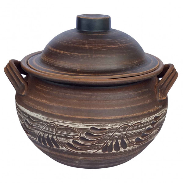 Keramiktopf, Roter Ton, matt, 3 L (31431)
